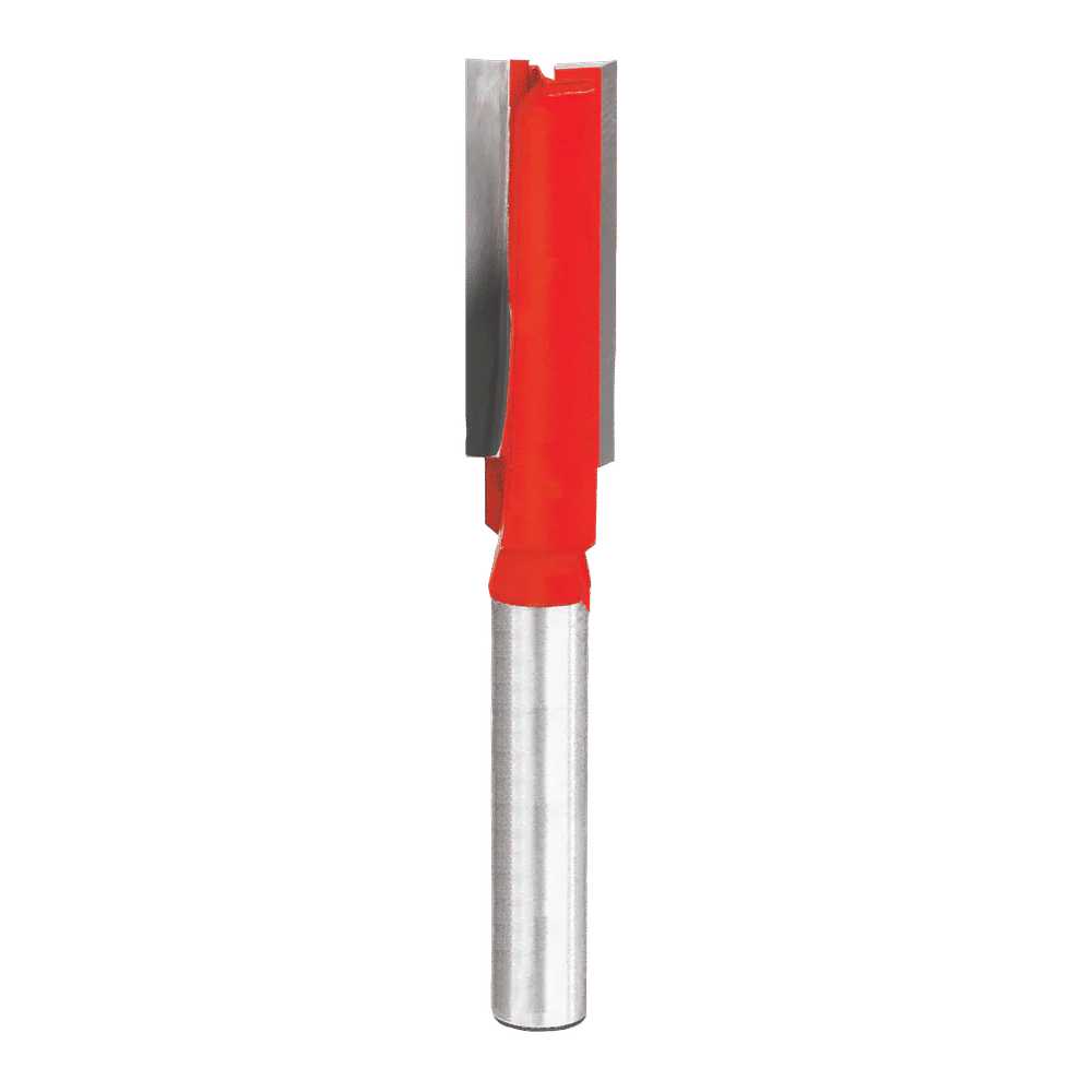 Freud 04-124 3/8" Diameter Double Flute Straight Bit with 1/4" Shank