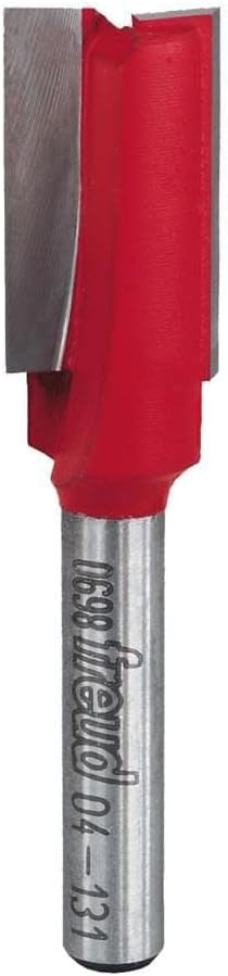 Freud Double Flute Straight Bit - 7/8" Height, 1/2" Diameter, 1-7/8" Length, 1/4" Shank - 04-131 - Image 2