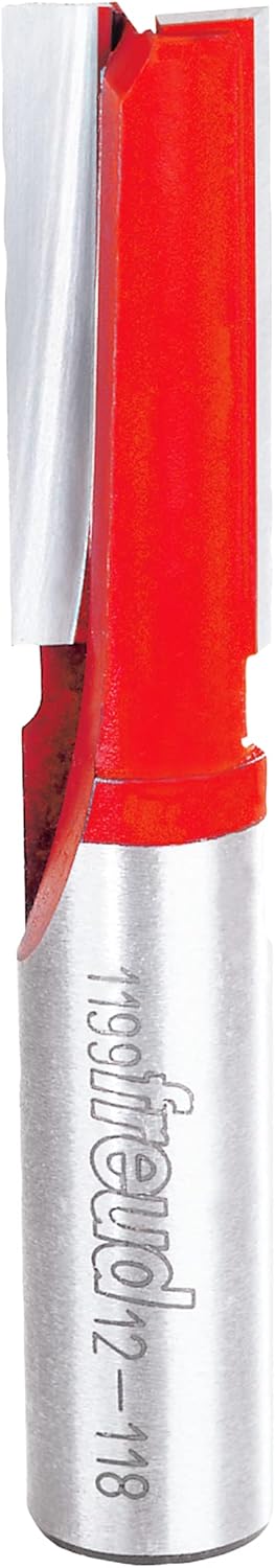 Freud 1/2" (Dia.) Double Flute Straight Bit (Eclipse Grind) - 12-118 - Image 2
