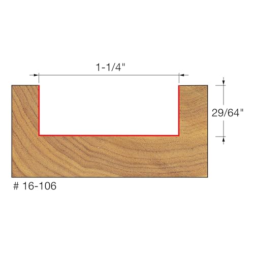 Freud 16-106: 1-1/4” (Dia.) Spoilboard Surfacing & Mortising Bit - Image 2