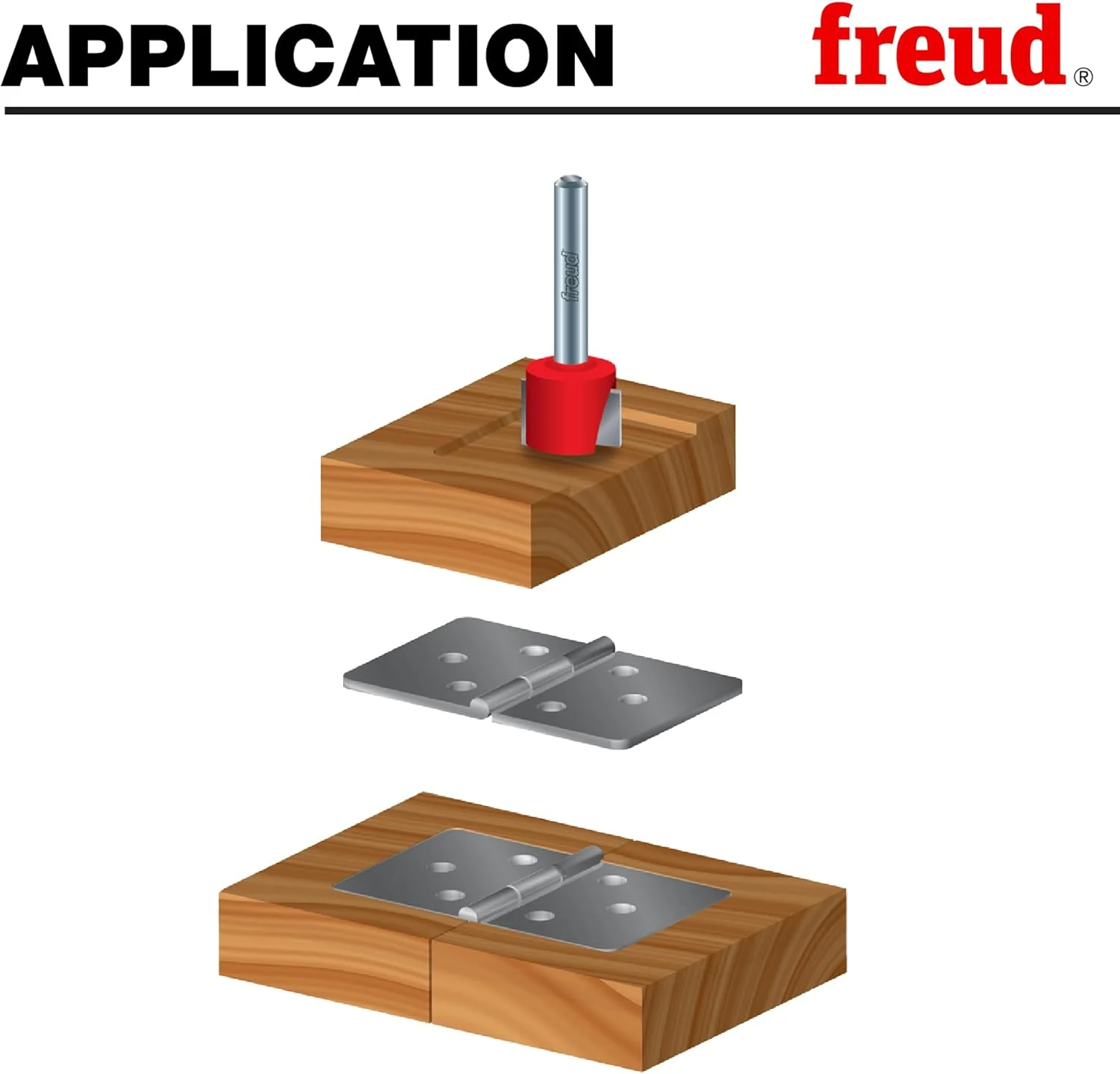 Freud 16-108: 1-1/4" diameter Spoilboard Surfacing & Mortising Bit with 1/2" shank, 1/2" carbide height - Image 6