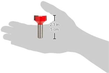 Freud 16-108: 1-1/4" diameter Spoilboard Surfacing & Mortising Bit with 1/2" shank, 1/2" carbide height - Image 7