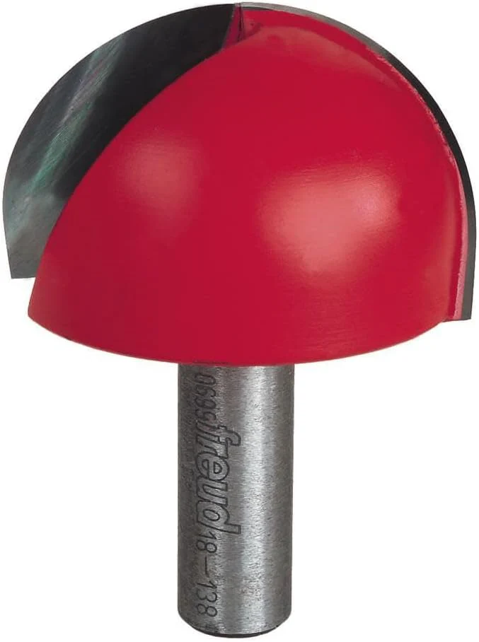 Freud (18-138) 1" Radius Round Nose Router Bit with 1/2" Shank, 2-Inch Diameter - Image 2
