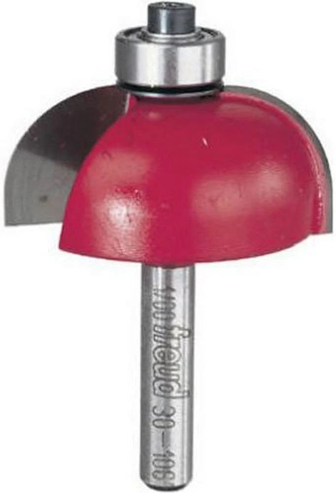 Freud 30-106: 1/2" Radius Cove Bit with 1/4" Shank One Size 1/2-Inch Radius Cove Router Bit with 1/4-Inch Shank - Image 2