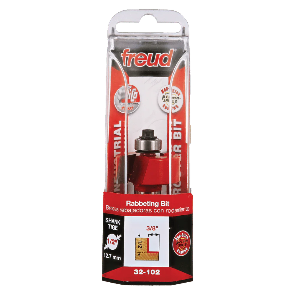 Freud 32-102 1-1/4" Diameter Rabbeting Bit with 1/2" Shank - Image 3