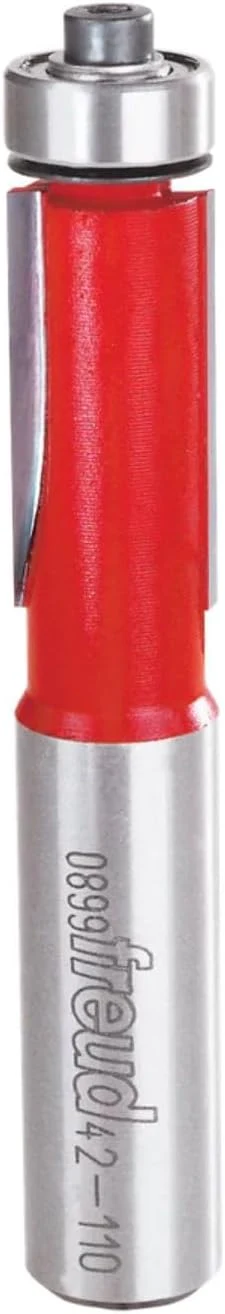 Freud Bearing Flush Trim Bit - 1/2" Diameter, 1/2" Shank, 3-1/4" Overall Length - 42-110 - Image 2