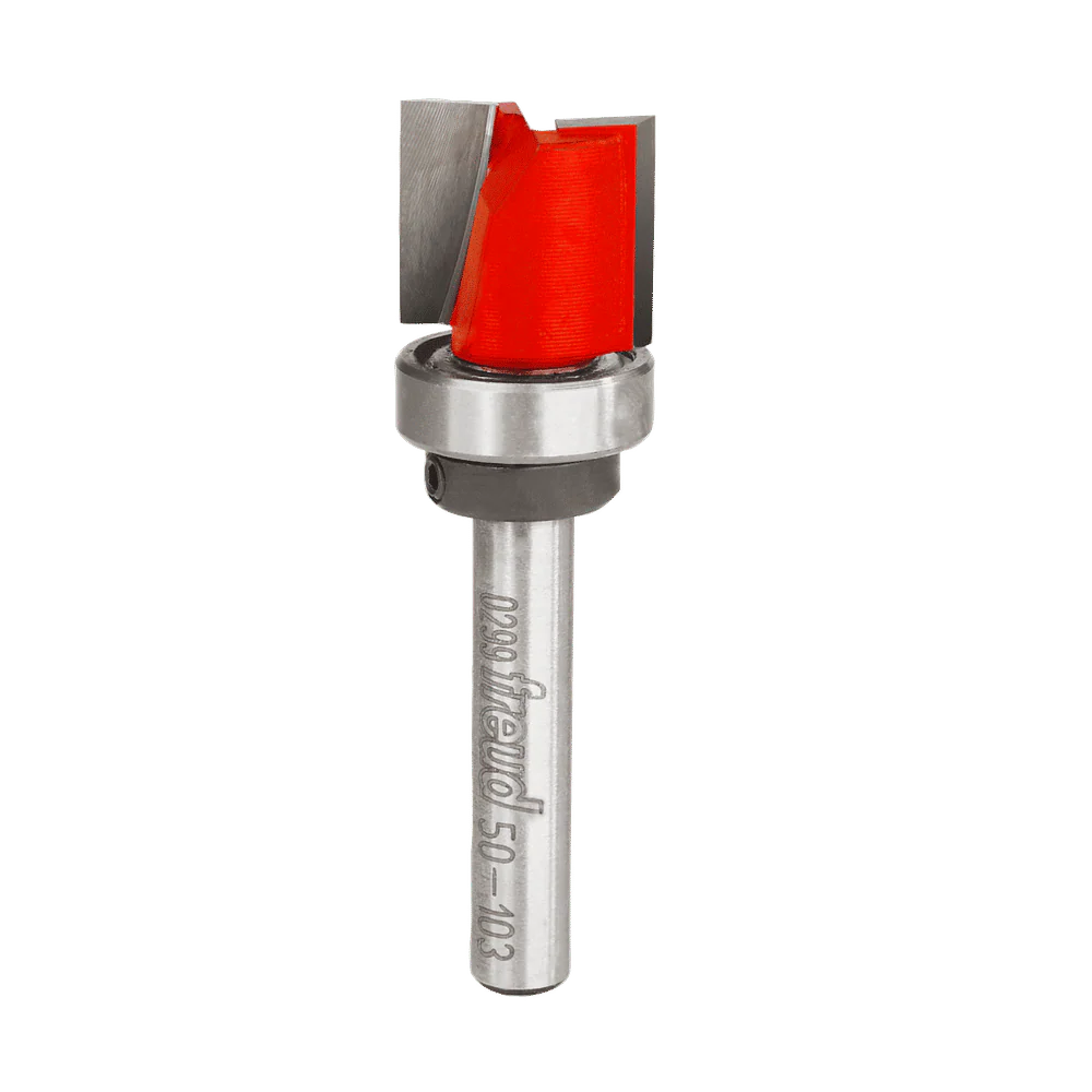 Freud 50-103 5/8" Diameter Top Bearing Flush Trim Bit with 1/4" Shank