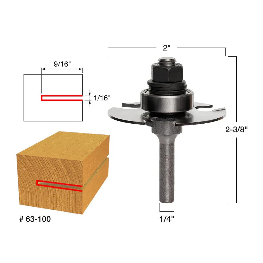 Freud 63-100 9/16" Depth Slotting Cutter Set - Image 2