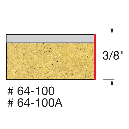 Freud 64-100: 1/4" (Dia.) Solid Carbide Flush Trim Bit with 1/4" Shank - Image 2