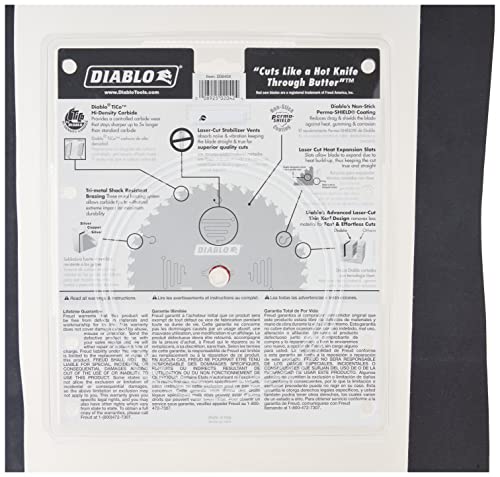 Diablo 8-1/4" x 40-Teeth Finishing Saw Blade for Wood - Image 3