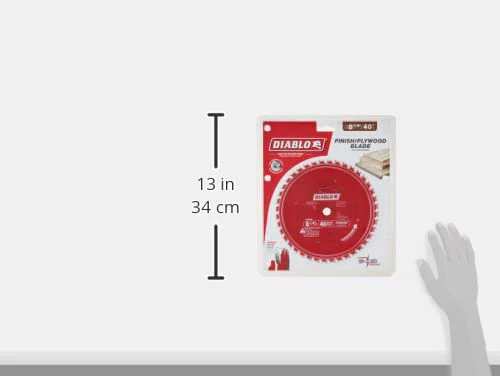 Diablo 8-1/4" x 40-Teeth Finishing Saw Blade for Wood - Image 4