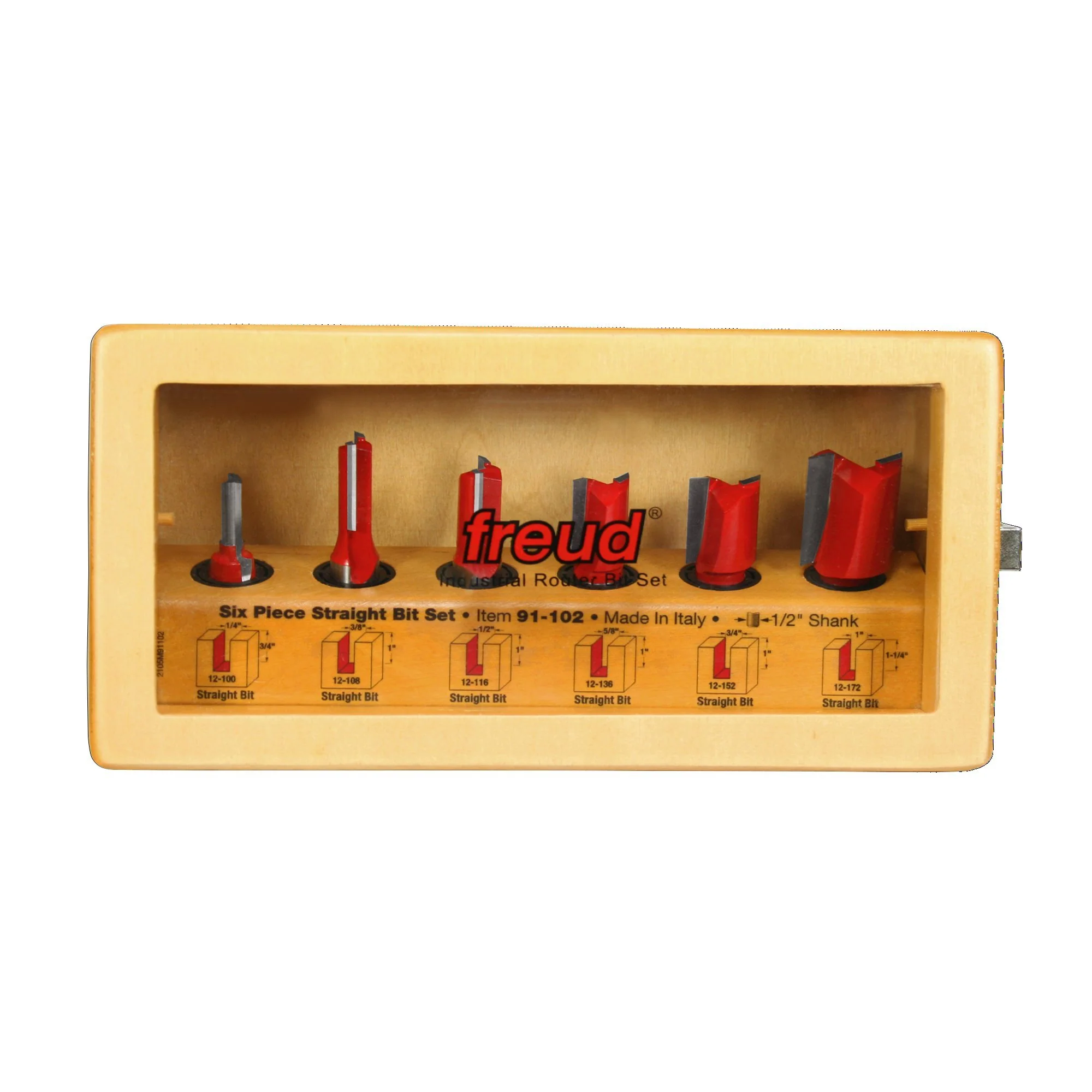 Freud 91-100 13 Piece Super Router Bit Set, 1/2-Inch Shank - Image 3