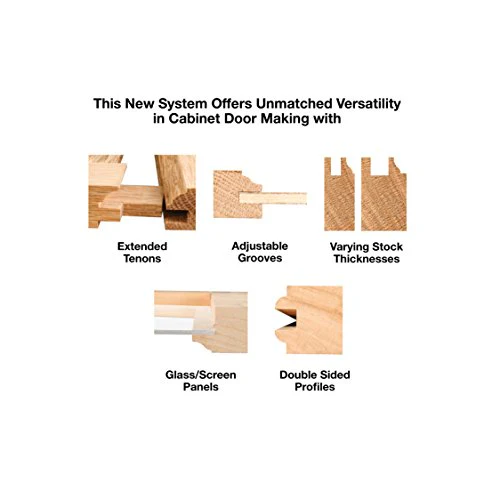 Freud 1-11/16 In. (Dia.) Premier Adjustable Rail & Stile Bit with 1/2 In. Shank - Image 5