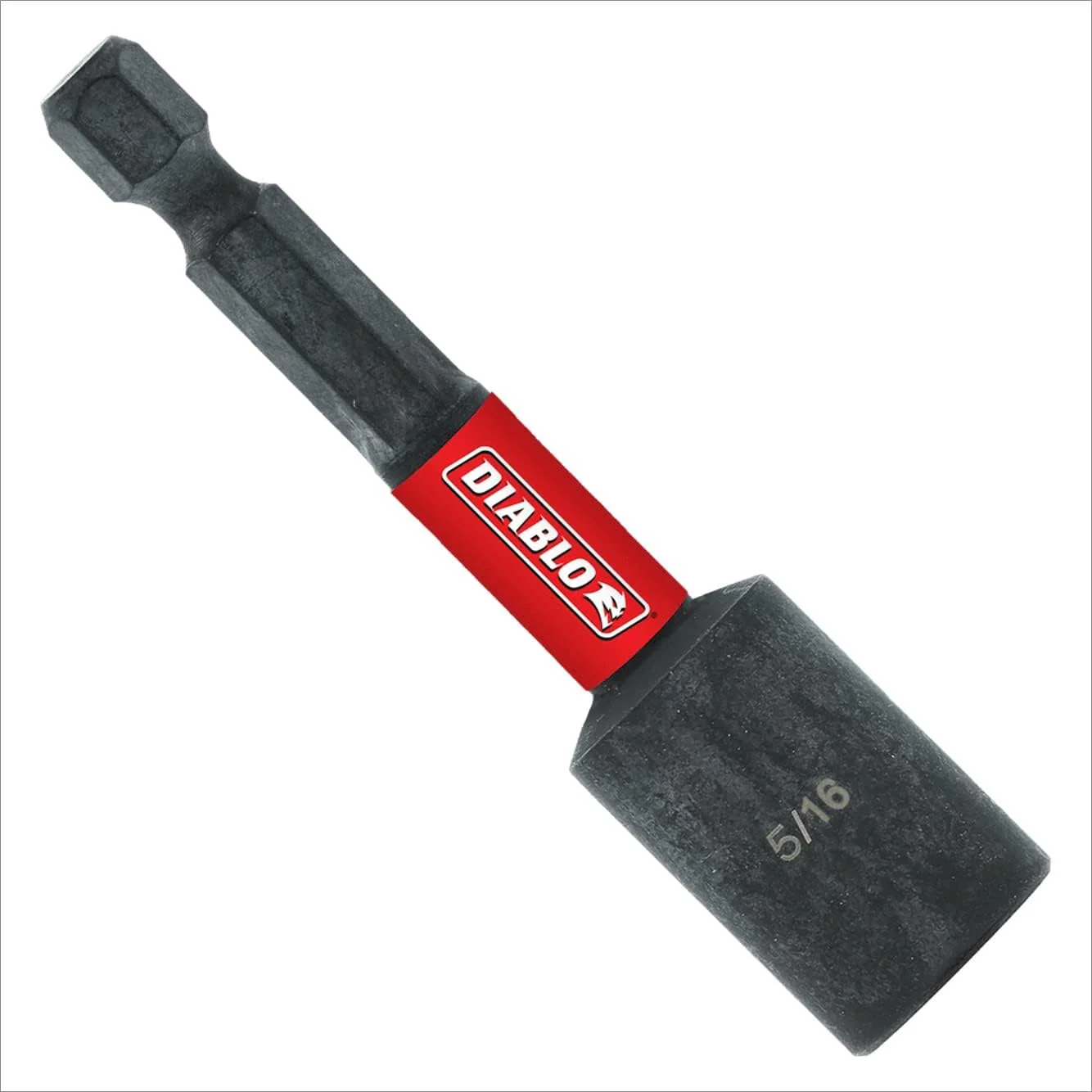 Diablo Magnetic Nut Driver - 2-9/16" Length, 1/4" Hex Shank, 5/16" Nutsetter Size, Bulk - DNTSL516B - Image 2