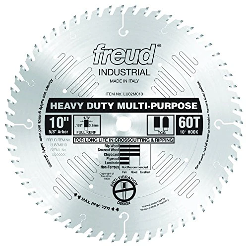 Freud LU82M008 8-Inch 48 Tooth TCG Crosscutting and Ripping Saw Blade with 5/8-Inch Arbor - Image 3