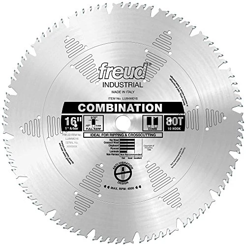 Freud Combination Saw Blade with Arbor (10"-16" Diameter) - Image 4