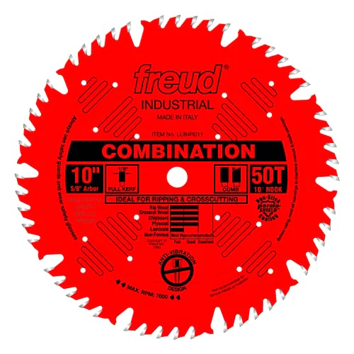 Freud Combination Saw Blade with Arbor (10"-16" Diameter) - Image 5