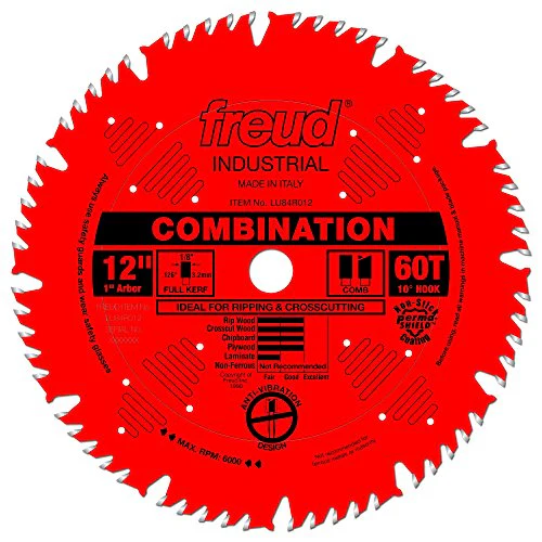 Freud Combination Saw Blade with Arbor (10"-16" Diameter) - Image 6