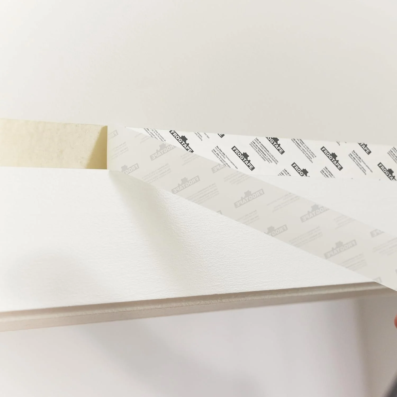 FrogTape DS 154 Premium Grade, Double-Sided Poly-Hanging Containment Tape, Sticks to Plastic Sheets, for Remodeling and Remediation, 48mm x 25yds, Natural, 1 Roll (105777) - Image 9