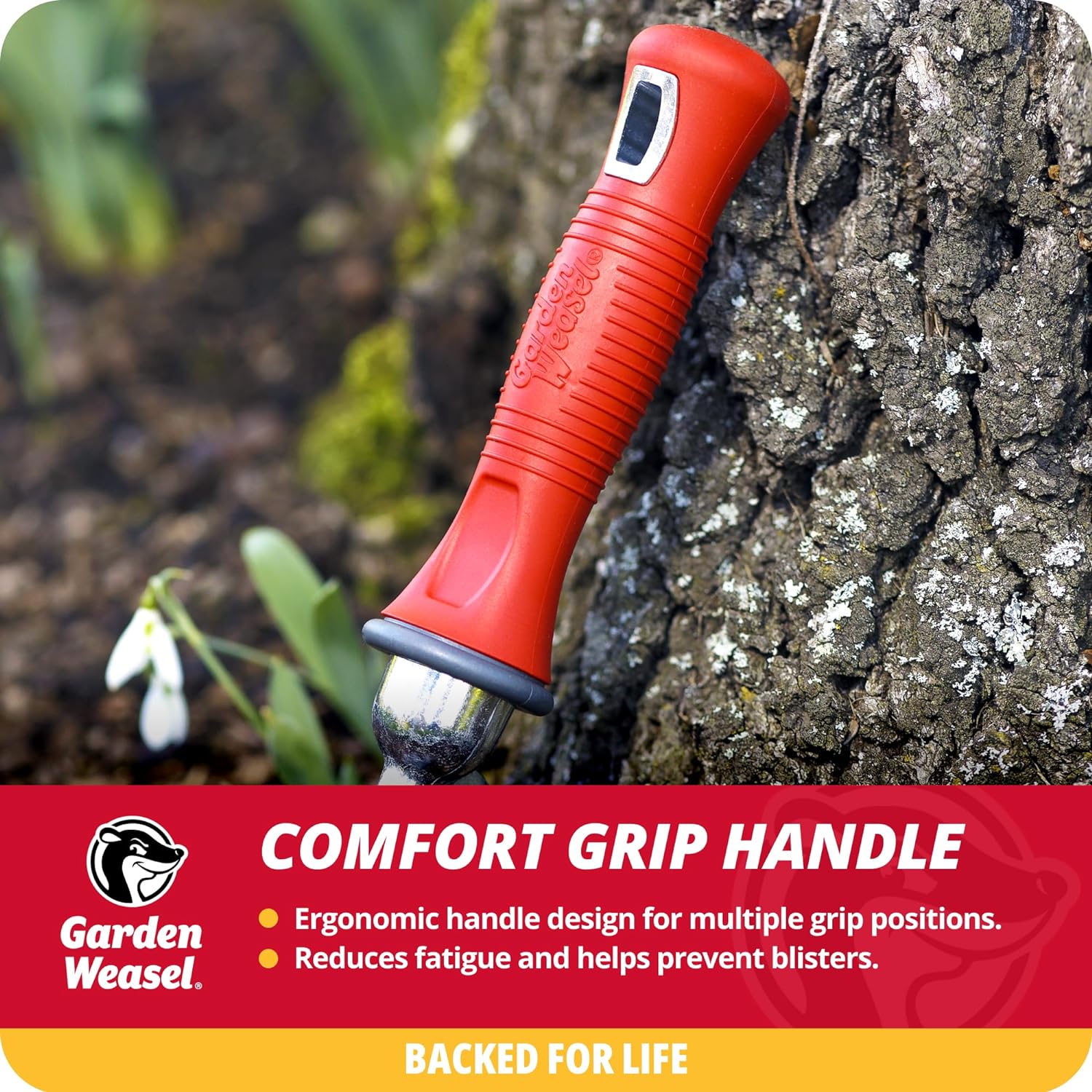 Garden Weasel Double-Sided Garden Cultivator/Tiller | Cultivate, Till, Break Up Soil | Planting and Gardening Hand Digging Tool, Heavy Duty Cultivator, Hand Tool Weeder - Image 6