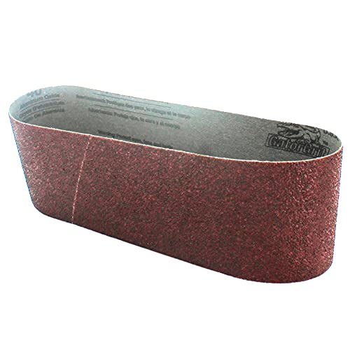 Gator 3" x 18" Red Resin Aluminum Oxide Sanding Belts, 40 Grit, 5 Pack - Image 3