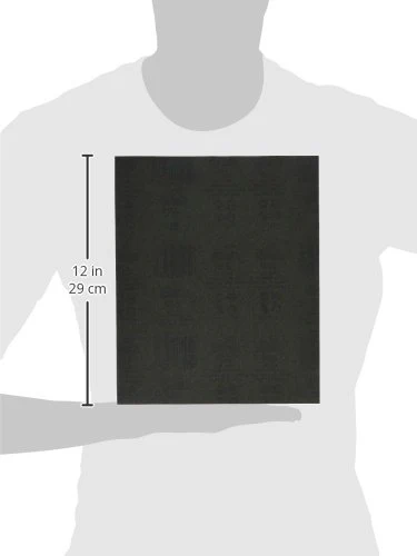 Gator 9" x 11" Waterproof Sanding Sheets, 220 Grit, 25 Pack, Black - Image 8