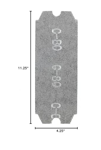 Gator Clamp-On Precut Drywall Sanding Screen, 4-1/4" x 11-1/4", 80 Grit, 25 Pack - Image 8