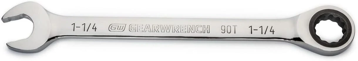 GEARWRENCH 1-1/4" 4 Degree Swing Arch 12 Point Ratcheting Combination Wrench - 86956 - Image 2
