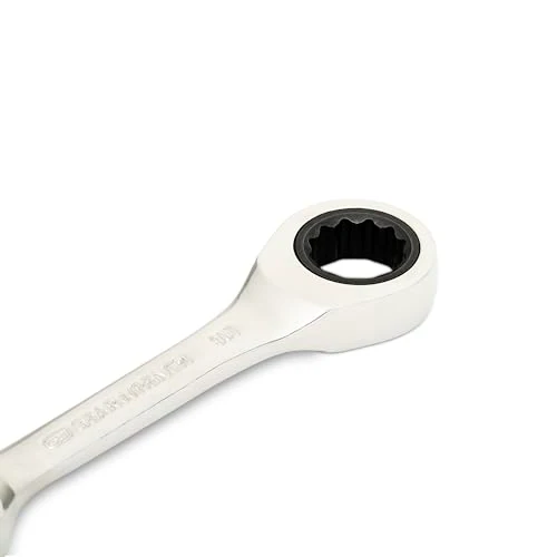 GEARWRENCH 1/2" 90-Tooth 12 Point Stubby Combination Ratcheting Wrench | 86853 - Image 3