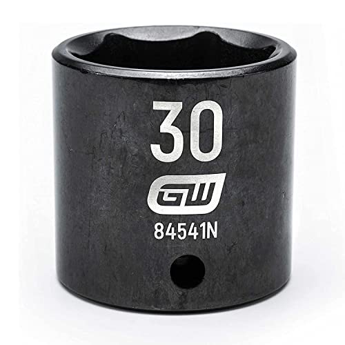 GEARWRENCH 1/2" Drive 6 Point Standard Impact Metric Socket 30mm - 84541N