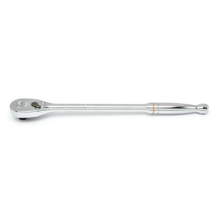 GEARWRENCH 1/2" Drive 90 Tooth Long Handle Dual Material Teardrop Ratchet 16-1/2" - 81361T, Multi, One Size - Image 2