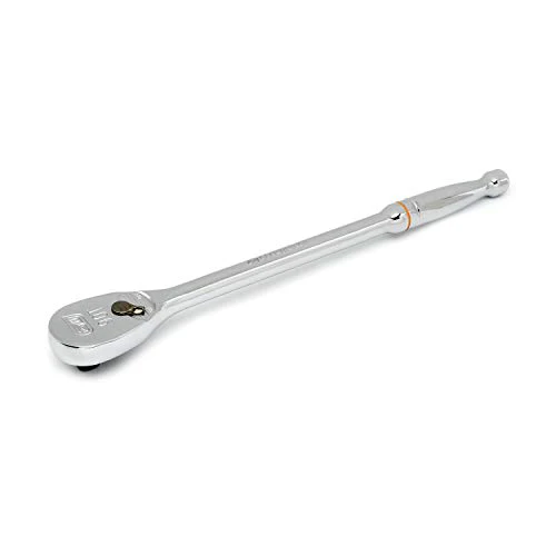 GEARWRENCH 1/2" Drive 90 Tooth Long Handle Dual Material Teardrop Ratchet 16-1/2" - 81361T, Multi, One Size - Image 3