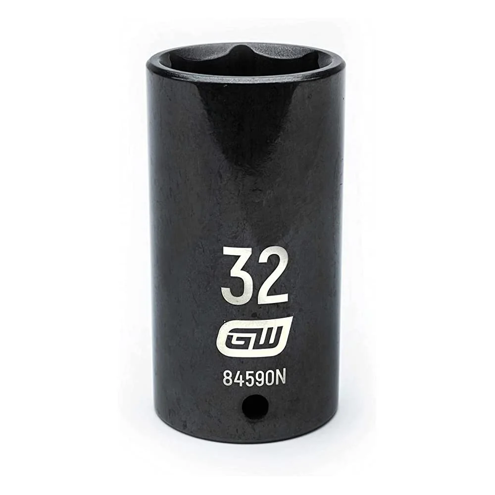 GEARWRENCH (84590N) 1/2" Drive Deep Impact Metric Socket 32mm, 6 Point