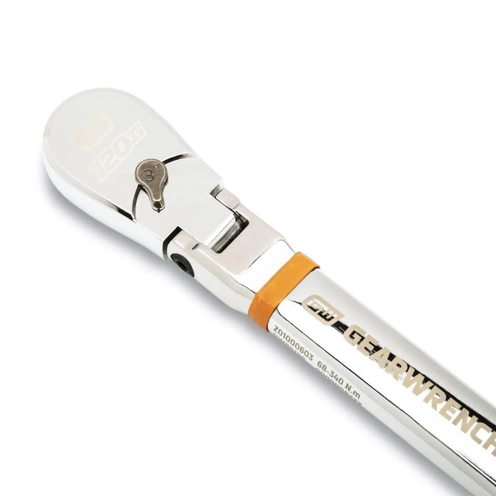 GEARWRENCH 1/2in Drive 120XP Flex Head Electronic Torque Wrench with Angle - 85196 - Image 4