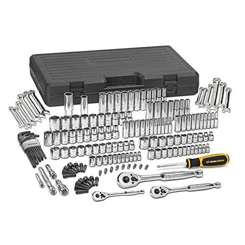 GEARWRENCH 141-Piece Mechanics Tool Set - 1/4", 3/8", and 1/2" Drive, 6 & 12-Point, Standard & Deep, SAE/Metric -80931 - Image 2