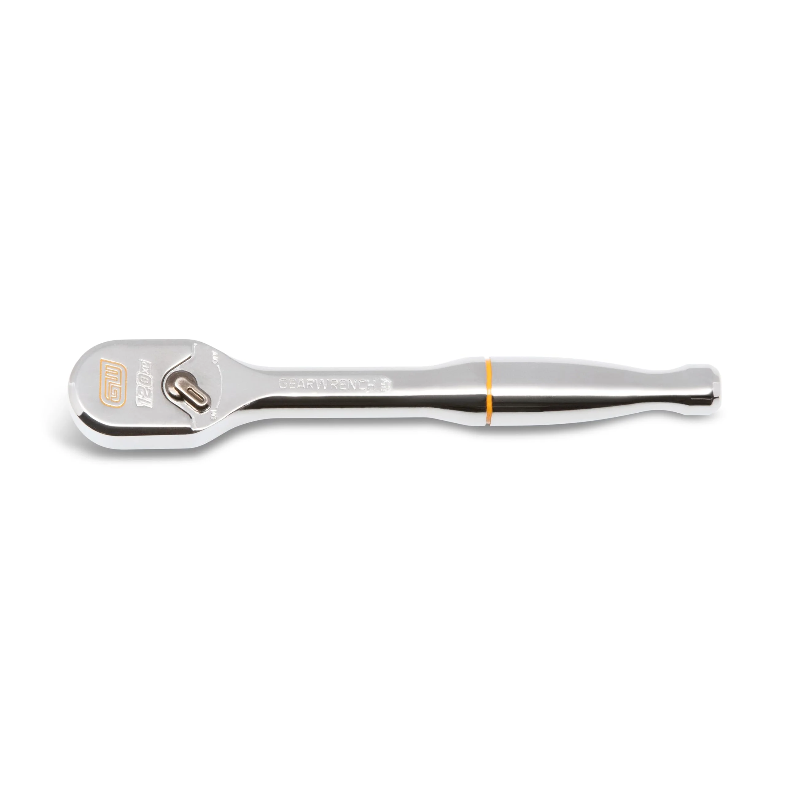 GEARWRENCH 81011XP 1/4" Drive 120XP Full Polish Chrome Teardrop Ratchet