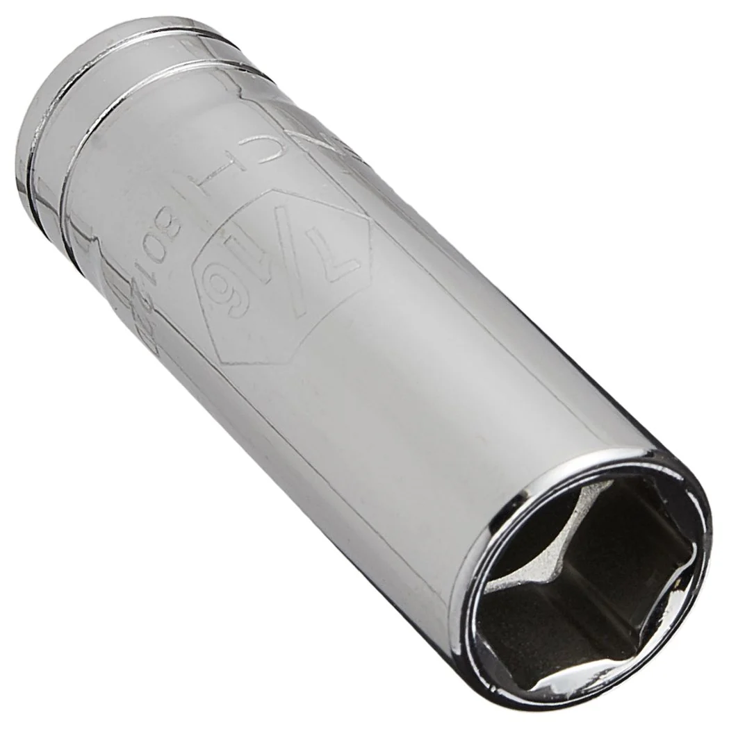 GEARWRENCH (80122D) 1/4" Drive 6 Pt. Deep Socket, 7/16"