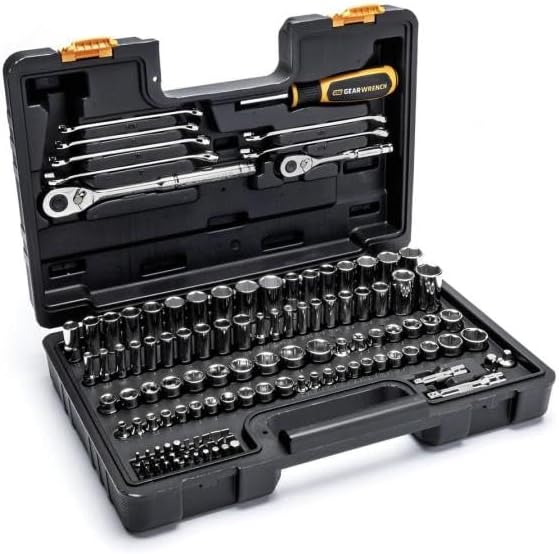 GEARWRENCH 1/4 Inch, 3/8 Inch SAE/MM Mechanics Hand Tool Set, 121 Piece - Image 2