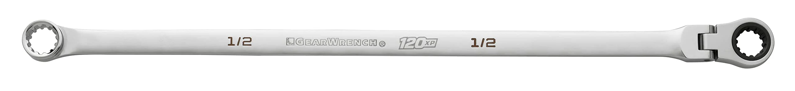GEARWRENCH 86142 10 Pc. 120XP Universal Spline XL Flex Head GearBox Ratcheting SAE Wrench Set - Image 2