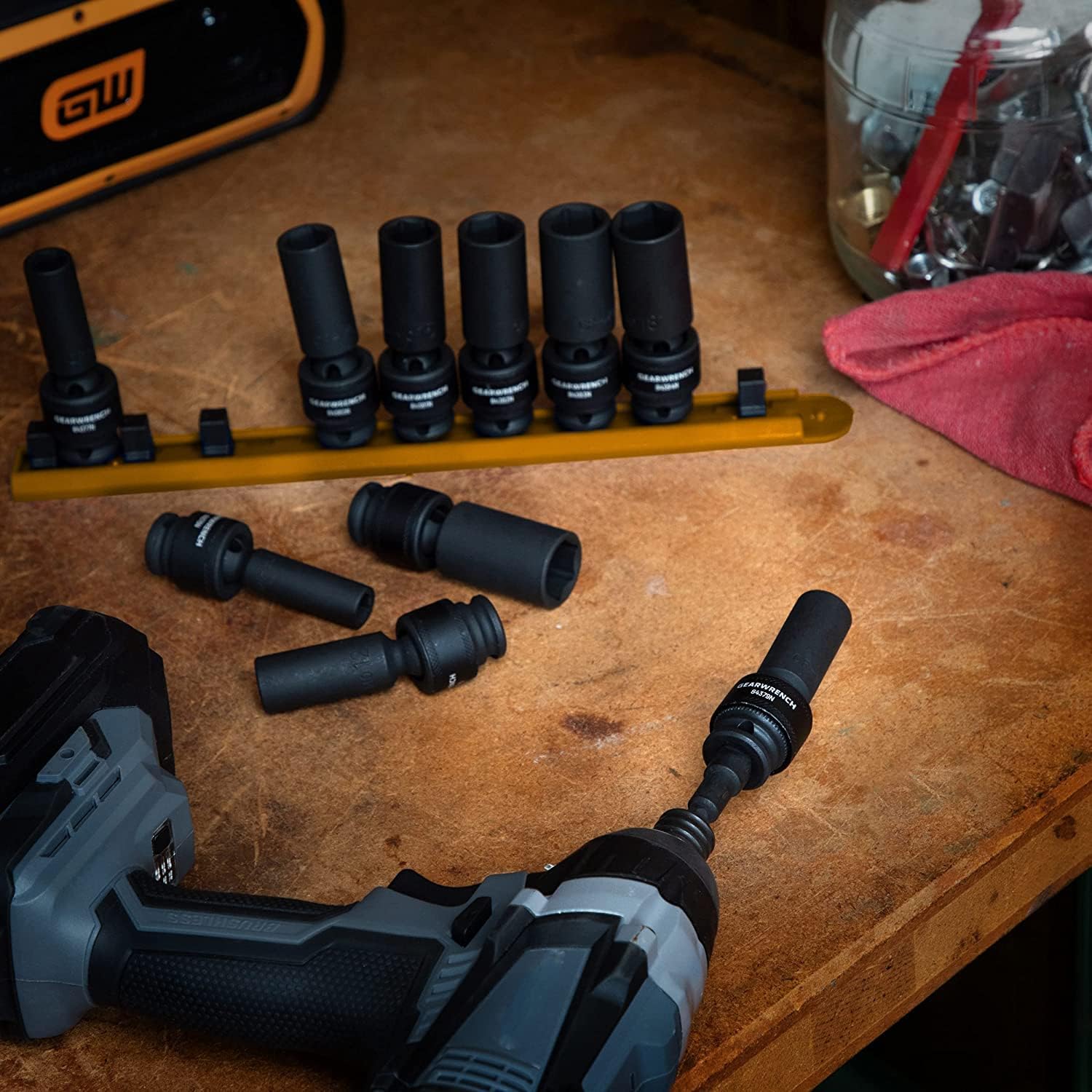 GEARWRENCH (84924N) 10 Pc. 3/8 Inch Drive 6 Pt. Deep Universal Impact Socket Set, Metric - Image 7