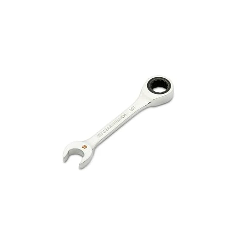 GEARWRENCH 10mm 90-Tooth 12 Point Stubby Combination Ratcheting Wrench | 86840 - Image 2