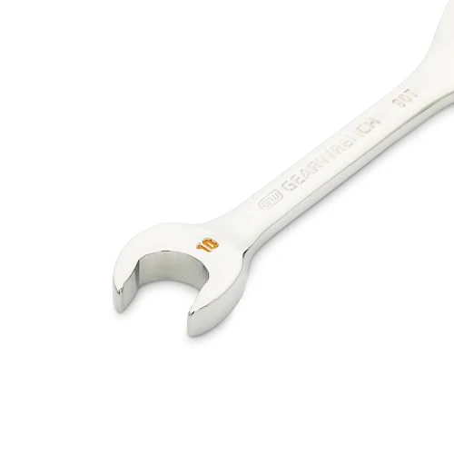 GEARWRENCH 10mm 90-Tooth 12 Point Stubby Combination Ratcheting Wrench | 86840 - Image 3