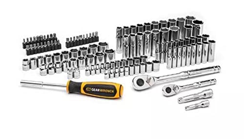 GEARWRENCH 115-Piece 1/4", 3/8" Drive SAE/MM Mechanics Tool Set - Image 2