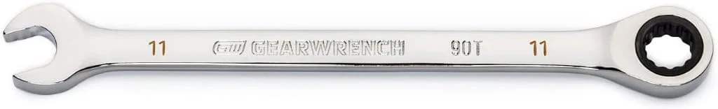 GEARWRENCH 11mm 4 Degree Swing Arch 12 Point Ratcheting Combination Wrench - 86911 - Image 2
