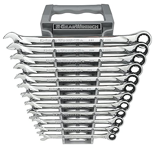 GEARWRENCH 12 Pc. 12 Pt. XL Ratcheting Combination Wrench Set, Metric - Image 2