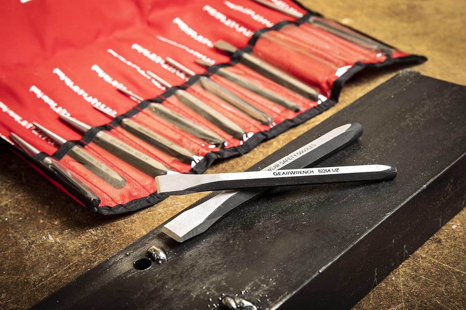 GEARWRENCH 12 Piece Punch and Chisel Chrome Set | 82305 - Image 5