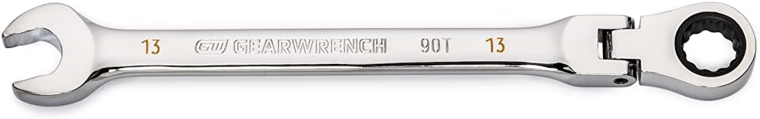 GEARWRENCH 13mm 4 Degree Swing Arch 12 Point Flex Head Ratcheting Combination Wrench - 86713 - Image 2