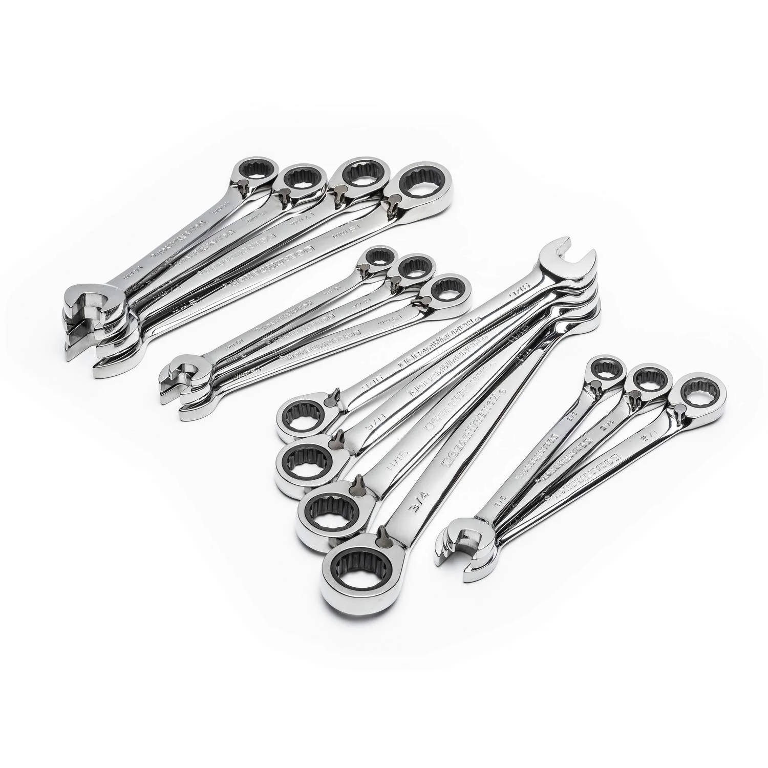 GEARWRENCH 14 Pc. 12 Pt. Reversible Ratcheting Combination Wrench Set, SAE/Metric - 85142 - Image 3