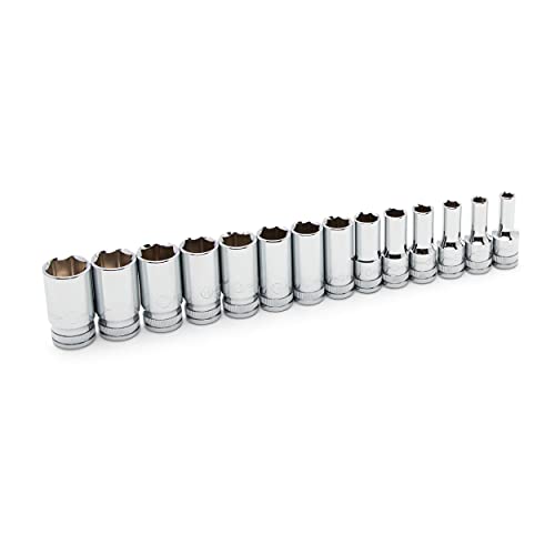 GEARWRENCH 14 Pc. 3/8" Drive 6 Point Mid-Length Socket Set, Metric - 80554S - Image 3