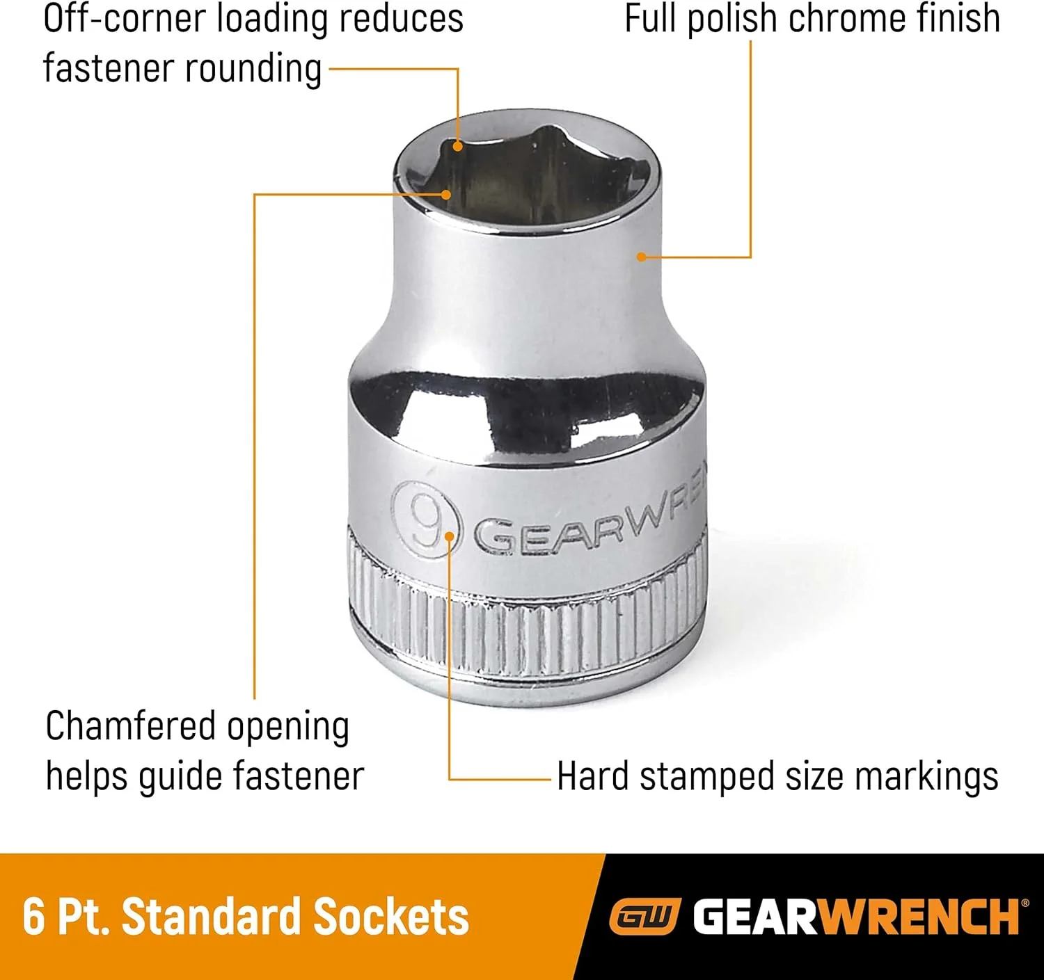 GEARWRENCH 80552 14 Piece 3/8" Drive 6 Point Standard Metric Socket Set - Image 3